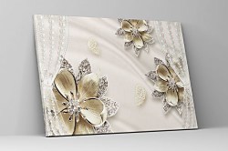 Glamour Obraz Diamantové kvety 1829